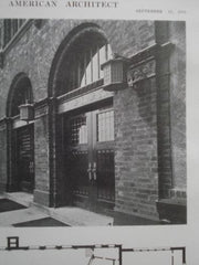 Douglas School in Cincinnati OH, 1915. Garber & Woodward. Lithograph