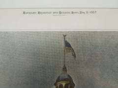 New York Life Ins. Co.'s Offices, Kansas City, MO, 1887, Original Plan