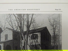 Floor Plans, House Of Malcolm W. Bodine, Larchmount, NY, 1928, Lithogr ...