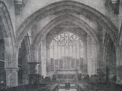 Interior: All Saints Church, Leek, England, 1890. R. Norman Shaw. Photo