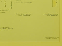 Organ-Case, Broadway Tabernacle, New York, NY, 1905, Original Plan