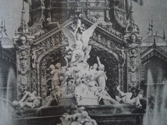 Central Dome of the Exhibition Buildings in Paris, France, 1890. Photo