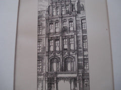 No. 42 Theobalds Road, London, England, 1890. Thos. R. Richards. Lithograph