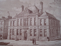 Blackburn School Board Buildings, Blackburn, England, 1890. Stones & Gradwell