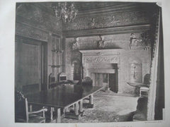 Dining Room: House of Hon. Whitelaw Reid in New York NY, 1889. McKim, Mead & White