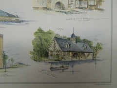 Sketches from Belle Isle Park, Detroit, MI, 1887, Original Plan