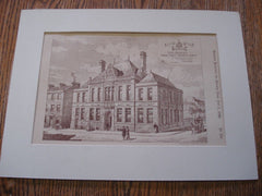 Blackburn School Board Buildings, Blackburn, England, 1890. Stones & Gradwell