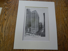 The Century Building, Chicago, IL, 1920. Lithograph. Holabird & Roche.