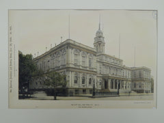 The City Hall, New York, NY, 1894, Gelatine Print. John McComb.