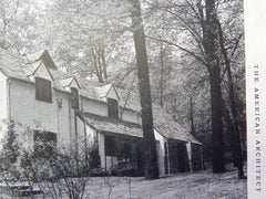 House of Gerald M. Locke, Upper Montclair, N.J., 1926, Lithograph. Frank J. Forster.