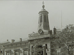 Perspective, Old Essex County Court-House, Newark, NJ, 1906, Lithograph.