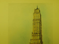 The Ritz Tower, Park Avenue & 57th Street, New York, NY, 1929, Original Plan.