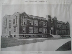 Hebrew Union College, Exterior Administration Bldg in Cinncinati OH, 1913. A. Lincoln Fechheimer