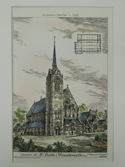 Church of St. Faith, Wandsworth, London, England, 1882. Edward K. Cutts. Original