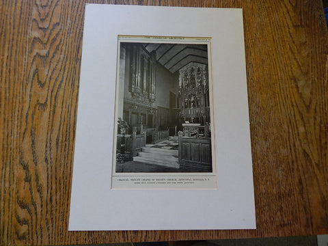 Chancel, Trinity Chapel of Trinity Church, Buffalo, NY, 1914. Cram, Goodhue & Ferguson.