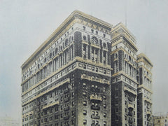 Hotel McAlpin, 34th Street & Broadway, New York, NY, 1929, Original Plan.