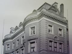 House of Mrs.W.B. Ogden,39th St, and Madison Ave, NY, 1905, Lithograph. Peabody & Stearns.