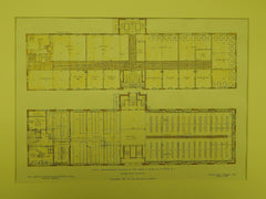 Plans of the Administration Building of the Geo. N. Pierce Co.,Buffalo NY, 1907. George Cary