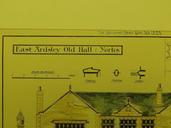 East Ardsley Old Hall, Ardsley, Yorkshire, England, 1883. Robert Shaw. Original