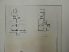 Cornwall Hill, Patterson, Putnam County, NY, 1901, Original Plan. G.M. Huss.