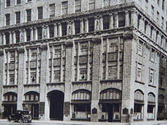 Arsenal Building Seventh Avenue, New York NY, 1926.  Buchman & Kahn. Lithograph