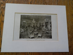 Tea Room, Hotel Pennsylvania, New York, NY, 1919, Lithograph. McKim ...