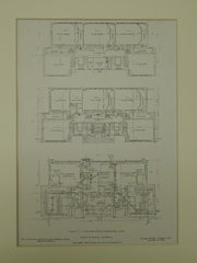 Floor Plans, J. G. Whittier School, Dorchester, MA, 1908, Parker & Thomas.