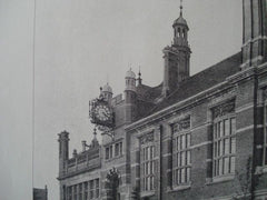 Clerkenwell Town Hall in England, 1896. C. Evans Vaughan. Photo