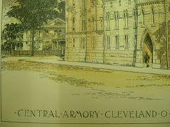 Front of the Central Armory , Cleveland, OH, 1895, Lehman & Schmitt