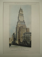 Ritz Tower, an Apartment Hotel at Park Avenue and 57th Street , New York, NY, 1926, Emery Roth & Thomas Hastings