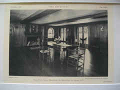 Remodeled Dining Room in the House of Mr. Robert Gair, Jr., Syosset, Long Island, NY, 1926, Bradley Delchanty