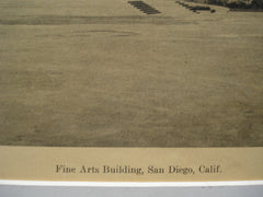 Fine Arts Building , San Diego, CA, 1926, Wm. Templeton Johnson