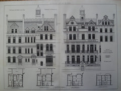 Two Houses for Edward Lloyd, Esq., London, England, UK, 1884, Isaacs & Florence