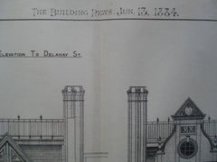 Two Houses for Edward Lloyd, Esq., London, England, UK, 1884, Isaacs & Florence