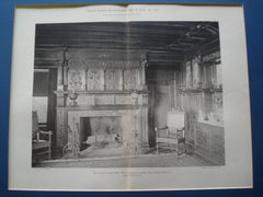 Dining Room Chimneypiece in the House of Addison Cammack, Esq., Tuxedo Park, NY, 1900, Bruce Price