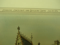 Brooklyn Academy of Design , Brooklyn, NY, 1876, J. C. Cady and H. M. Congdon