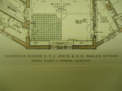 Hartsdale Station on the New York and Harlem Railroad, Greenburgh, NY, 1915, Messrs. Warren & Wetmore