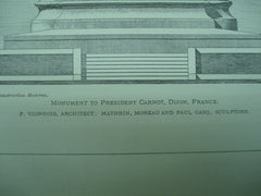 Monument to President Carnot , Dijon, France, EUR, 1899, F. Vionnois