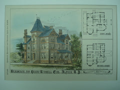 Residence of Henry Russell, Esq., Albany, NY, 1879, Wm. M Woollett