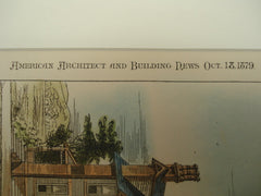 Residence of Henry Russell, Esq., Albany, NY, 1879, Wm. M Woollett