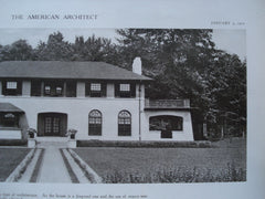 House of E.H. Jewett, Esq., Englewood, NJ, 1910, Mann & Macneile