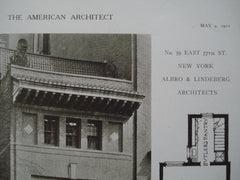 Remodeled House for E.T. Cockcroft, Esq. on No. 59 E. 77th St., New York, NY, 1910, Albro & Lindeberg