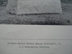 General George Gordon Meade Statue , Gettysburg, PA, 1897, H.K. Bush-Brown, [Sculptor]