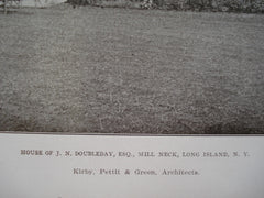 House of J.N. Doubleday, Esq., Mill Neck, Long Island, NY, 1906, Kirby, Pettit, & Green