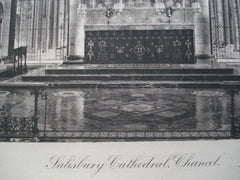 Salisbury Cathedral, Chancel , Wiltshire, England, UK, 1886