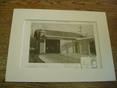 Garage of Maurice von Platen, Esq., Oak Park, IL, 1909, Tallmadge & Watson