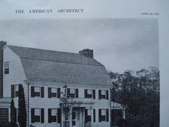 House of Cushing Adams, Esq., Plandome, Long Island, NY, 1913, William Albert Swasey