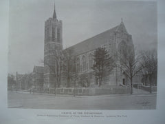 Chapel of the Intercession, New York, NY, 1914, Bertram Grosvenor Goodhue, of Cram, Goodhue & Ferguson