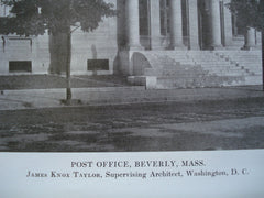 Post Office, Beverly, MA, 1914, James Knox Taylor