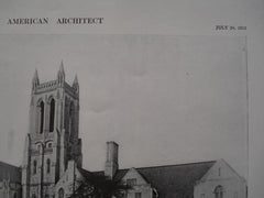 Euclid Avenue Presbyterian Church , Cleveland, OH, 1912, Messrs. Cram, Goodhue & Ferguson